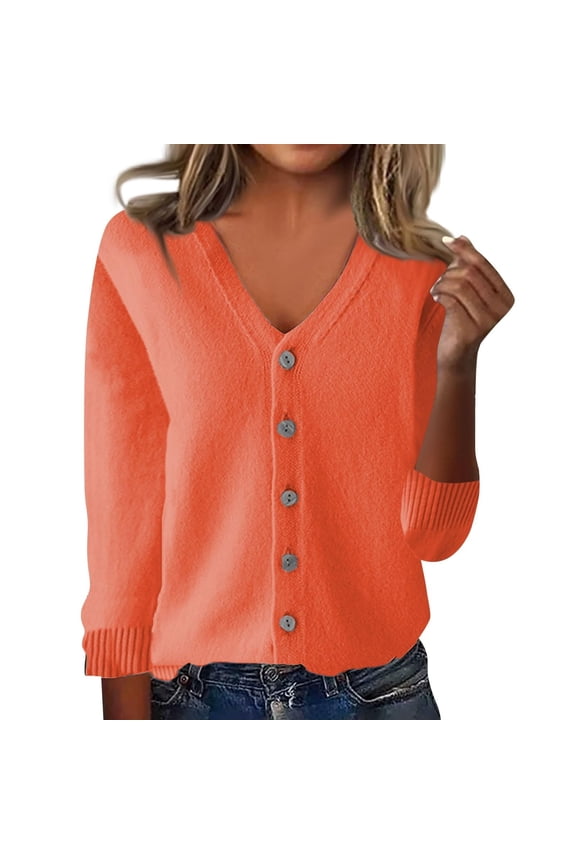 Cropped Cardigan Long Sleeve Cardigan Womens Cardigan Sweaters Button Down V Neck Knit Sweater Jacket Lightweight Comfy Open Front Cardigan Coats Crochet Cardigan Warm Cardigan Rd3 Xl