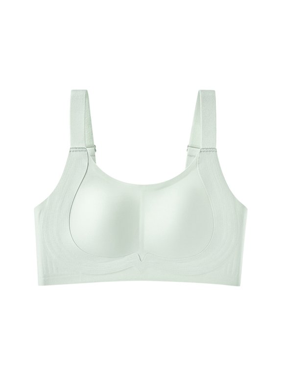 Custom Bust Lift Shaping Bra Shape Lifting Bra for Seniors Full Coverage Push Up Everyday Push Up Bra Full Coverage Bras Wireless Comfy Bra Full Coverage Supportive Tshirt Bra Mint Green M