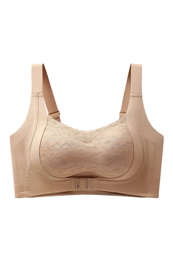 Custom Bust Lift Shaping Bra Shape Lifting Bra for Seniors Lift Shaping Bra Wireless Push Up Bra Full Coverage Comfy Soft Bralettes Wireless Seamless Bra Push Up Bras for Seniors Beige 3Xl