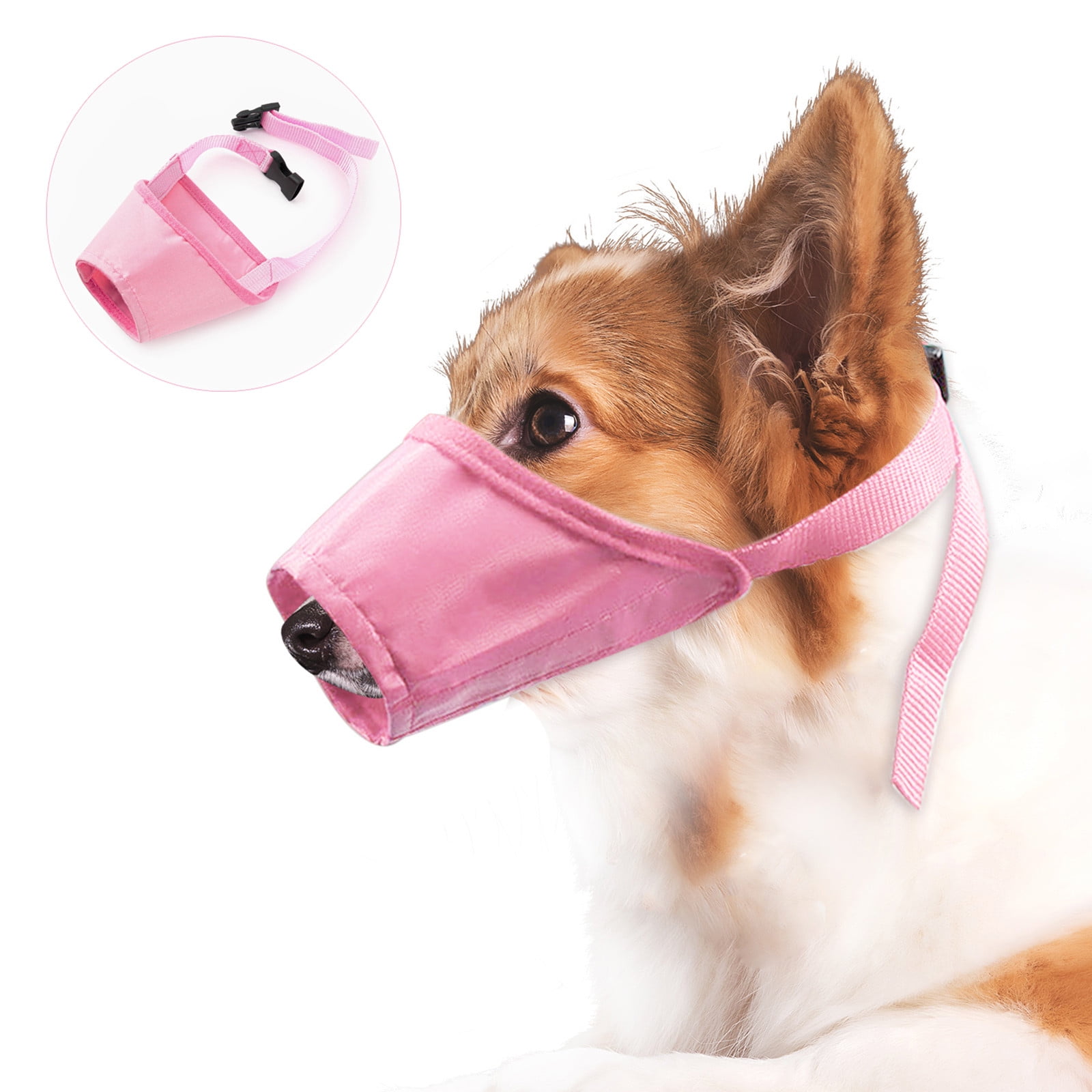 VISALY Dog Muzzle Guard, Secure, Prevents Biting Chewing, Pitbull