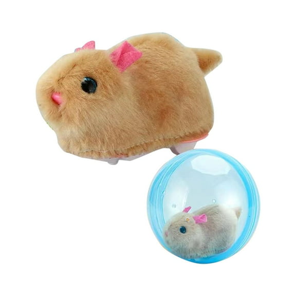 VISALY Electric Hamster Running Ball Bunny Toy Rolling Ball Learning to Crawl Cats and Dogs Artifact Cute Pet Turning Ball