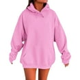 thumbnail image 1 of VISALY Fashion Hoodies Oversized Sweatshirt Cotton Long Sleeve Pullover Sweatshirt Casual Fashion Tops Trendy Outfits with Pocket 2025 Big Hoodies Casual Tops Lightweight Sweatshirts Red Xxl, 1 of 7