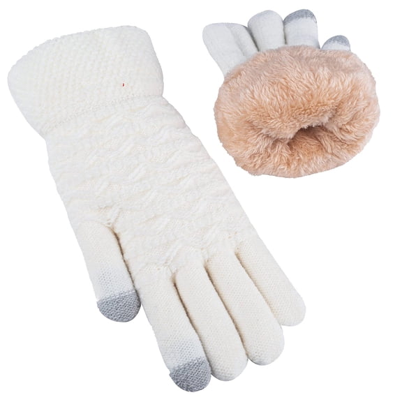 VISALY Gloves & Mittens Mens Gloves for Cold Weather | Gloves for Cold Weather with Touchscreen Fingers Wave Pattern Double Layer Plus Gloves for Men Cold Weather Womens Golf Gloves Left Hand