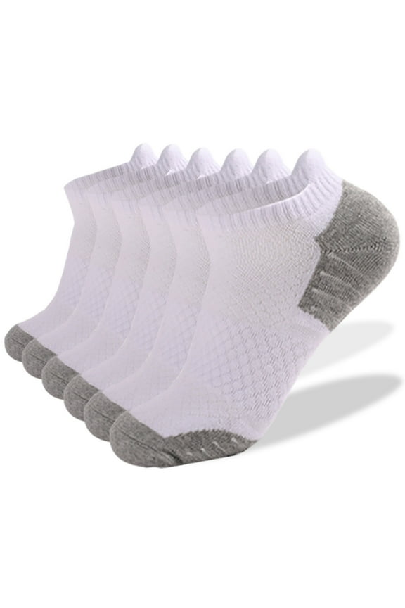 Grip Socks Womens Cotton Ankle Socks | Running Socks Men's Running Socks Towel Bottom Boat Socks Thick Ankle Compression Socks Ankle Socks Size 9-11 Mens Cotton AnkleSocks for Men 1 Pack