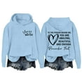 thumbnail image 1 of VISALY Hoodies Pullover Graphic Sweatshirts Hoodie Dear Person Behind Hoodie Enough Hoodie Unisex Hoodie Casual Sweaters Pullover Sweater Women Basic Tops Light Blue M, 1 of 4
