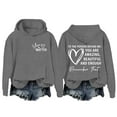 thumbnail image 1 of VISALY Hoodies Pullover Graphic Sweatshirts Hoodie Dear Person Behind Hoodie Enough Hoodie Unisex Hoodie Casual Sweaters Pullover Sweater Women Basic Tops Dark Grey Xl, 1 of 4