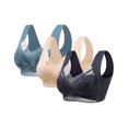 thumbnail image 1 of VISALY Lace Full Coverage Bralettes Lift Everyday Bras with Wide Shoulder Strap Plus Size Sports Bras 3Pc Comfortable Bras for Women O Xl, 1 of 8