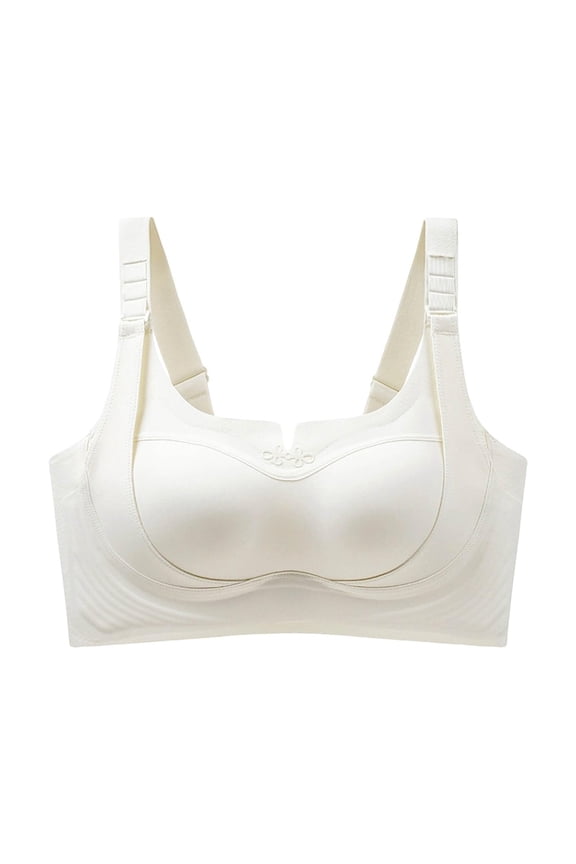 Lift Bust Shaping Bra Full Coverage Shaping Bra Casual Lift Bra Seamless Support Bra Seamless Wireless Bra Basic Lift Bra Sleep Support Bra Comfortable Lift Bra Wirefree Bust Support White 38