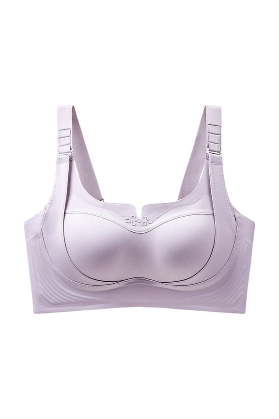Lift Bust Shaping Bra Push Up Lift Bra Tshirt Lift Bra Full Support Shaping Bra Soft Cup Lift Bra Soft Support Bra Daily Lift Bralette Jelly Wirefree Bra Casual Lift Bra Purple 34