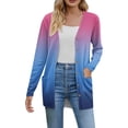thumbnail image 1 of VISALY Long Cardigans Button Down Cardigans 2025 Fall Fashion Cardigan Lightweight Soft Knit Cardigan Long Sleeve Open Front Coat with Pockets Thin Cardigans Lightweight Cute Cardigans Hot Pink Xxl, 1 of 6