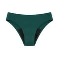 thumbnail image 1 of VISALY Period Panties Seamless Underwear Menstrual Physiological Swimming Leakproof 4 Layer Menstrual Bikini Swim Underwear Comfortable Underwear No Show Underwear Breathable Underwear Green Xxl, 1 of 7