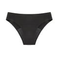 thumbnail image 1 of VISALY Period Panties Seamless Underwear Menstrual Physiological Swimming Leakproof 4 Layer Menstrual Bikini Swim Underwear Comfortable Underwear No Show Underwear Breathable Underwear Black L, 1 of 5