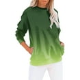 thumbnail image 1 of VISALY Pullover Crewneck Sweatshirt Tunic Sweatshirt Summer Beach Vacation Set Big Size Couple Fashion Brand Short Sleeve Flower Shirt Casual Sweaters Warm Sweaters Sweatshirt Green L, 1 of 4