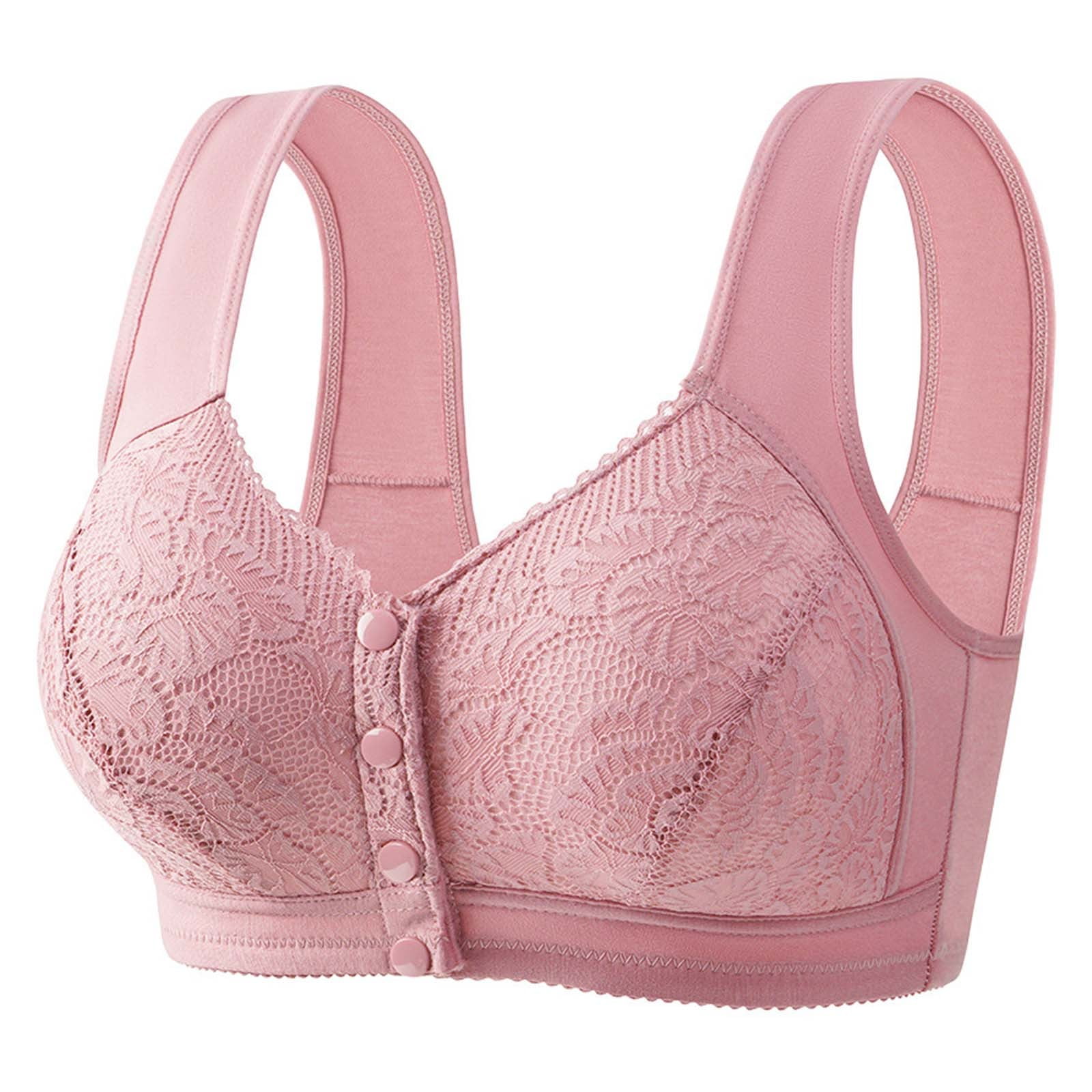 VISALY Short Sleeve Bras for Women, Bras for Older Women 2025 Front ...