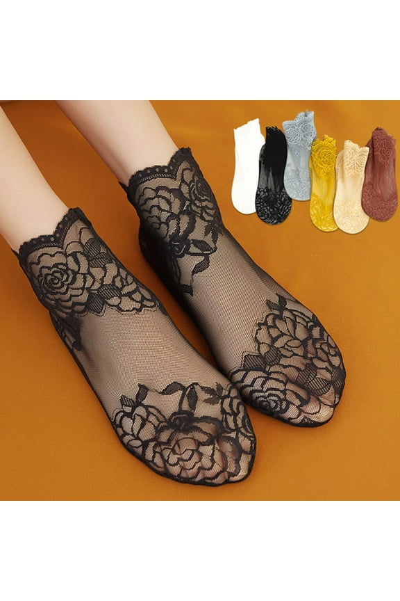 No Show Socks Women Womens Low Cut Socks | Socks Low Cut Low Cut Socks Size 9-11 Women's Low Cut Lace Socks Ultra Low Cut No Show Socks Women Socks for Women Black Ankle Socks | 3XL