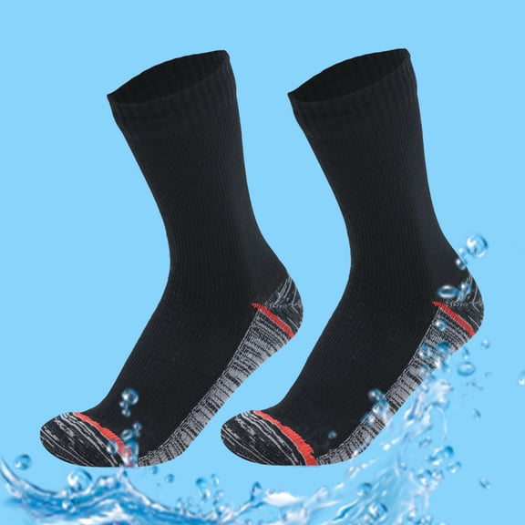 VISALY Socks Mens Mid Crew Socks | Mens Breathable Socks Womens Tube Socks Men's Outdoor Sweat-Absorbent Mens Tube Socks Womens Cotton Ankle Socks Mens Dress Socks Size 13-15 | 1Pair
