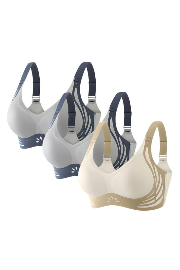 Sports Bras Wireless Bras Seamless Bras for Women No Underwire Supportive Push Up Bras Plus Size Bras Everyday Bras Comfortable Bra Full Coverage Bras Breathable Bras Soft Bras Aa L