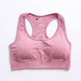 thumbnail image 1 of VISALY Sports Bras For Women High Impact Sports Bras For Women Woman All Season Solid Color Tight Height Elasticity Quick Dry Yoga Bra Yoga Sports Bra Wireless Bras For Women Comfortable Bras Pink S, 1 of 6
