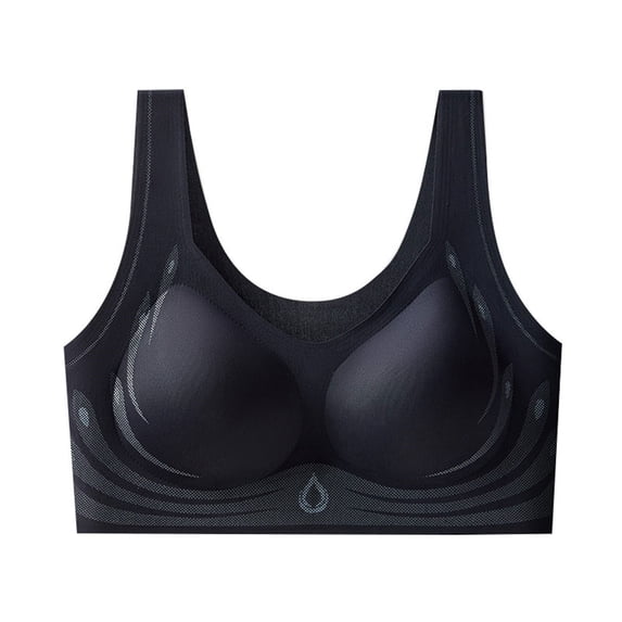 VISALY Sports Bras for Women High Support, High Support Adjustable Strap Full Coverage Up Bras Comfortable No Underwire Wireless Bras, Backless Bra, Seamless Bras, Bras, Sleep Bra M-2XL
