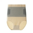thumbnail image 1 of VISALY Tummy Control Pantie Seamless Underwear Women High Waisted Body Shaper Underwear Waist Underpants Breathable Underwear No Show Panties High Waisted Underwear Beige L, 1 of 8