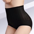 thumbnail image 1 of VISALY Tummy Control Pantie Seamless Underwear Womens High Waist Butt Lifter Body Shaper Panty Ladies Slim Waist Trainer Pants Butt Lifting Panties No Show Panties High Waisted Underwear Black XL, 1 of 6