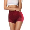 thumbnail image 1 of VISALY Tummy Control Pantie Seamless Underwear Womens High Waist Butt Lifter Body Shaper Panty Ladies Slim Waist Trainer Pants Butt Lifting Panties No Show Panties High Waisted Underwear Wine M, 1 of 7