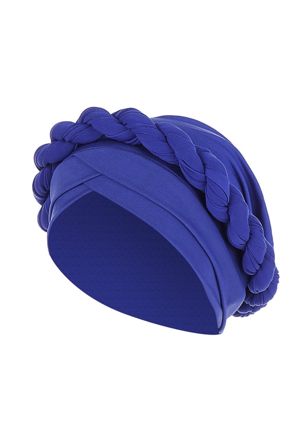 Turban Womens Hats Baseball Caps | Shall Wrap Cancer Hats for Women Chemo Solid Color Braided Turban Hat Ponytail Baseball Caps Shawls and Wraps Summer Shawls and Wraps Dressy | 1 Pack