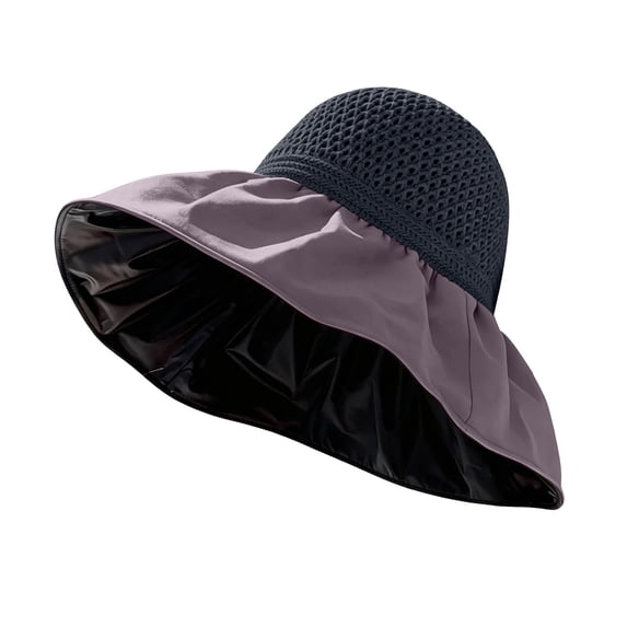 VISALY Wide Brim Sun Hat with Bow Breathable Cotton Sun Hat Foldable Sun Hat Casual Sun Bucket Hat Sun Hat for Hiking Lightweight Travel Hat Summer Outdoor Sun Hat Quick Dry Sun Hat Blackone Size