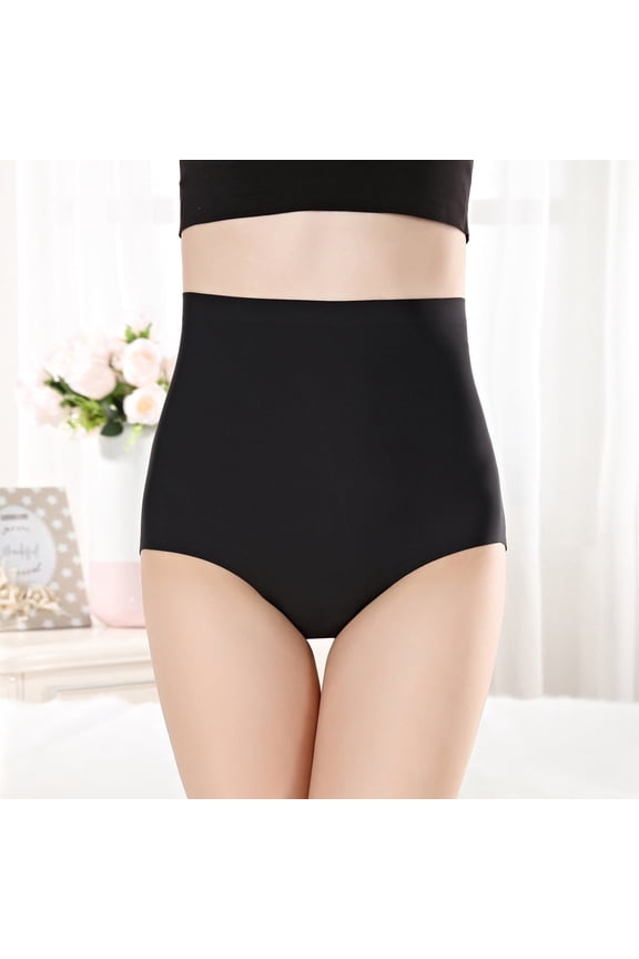 Womens Boxer Briefs Seamless Underwear 5 Pack High Waisted Underwear Ladies Briefs Womens Underwear Packs Panties High Waisted Underwear Black L