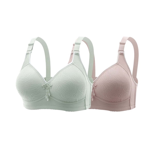 VISALY Womens Bralettes Seamless Bras For Women Bras For Women Full Coverage Underwire Bras Plus Size Bra Without Steel Ring Everyday Bra Padded Bra Comfortable Bras For Women Bras For Women Beige A