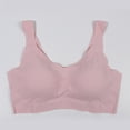 thumbnail image 1 of VISALY Womens Bralettes wireless bras Womens Bra Compression High Support Bra For Women's Every Day Wear Exercise Bra Push Up Bra Seamless Bras For Women Comfortable Bras For Women Pink L, 1 of 4