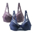 thumbnail image 1 of VISALY bra packs Womens Camisoles with Built In Bra, Ladies Lace Large Size Adjustable Straps with Underwire Bra 2Pc Women's Casual Large, Sports Bra with Adjustable Straps, #B H,95C, 1 of 9