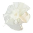 thumbnail image 1 of VISALY fascinators hats for women Headband Hats for Women Tea Party | Fascinators Hats Tea Party Church Hats Clearance Mesh Headwear Mesh Tea Party Hats and Gloves Wedding Hats White Church Hats, 1 of 4