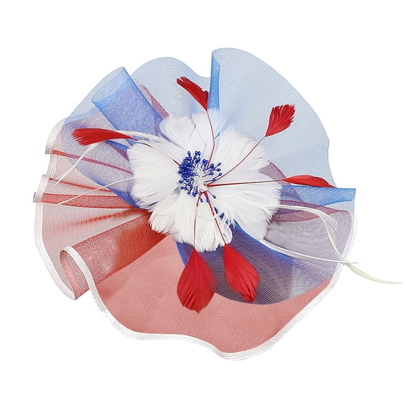 VISALY fascinators hats for women Headband Hats for Women Tea Party | Fascinators Hats Tea Party Mesh Headwear Mesh Headband Fascinators Hats Coral Fascinators Hats White Hats Church 1 Pack