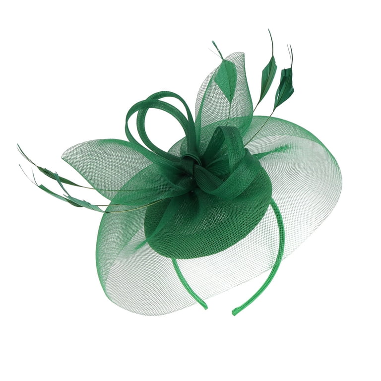 VISALY fascinators hats for women Teal Fascinators Hats for  display picture 3