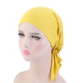 thumbnail image 1 of VISALY silk bonnet for sleeping women Silk Scarf for Women Hair Wrap Sleeping Sleeping Caps Pleated Turban Hat Silk Hair Bonnet for Sleeping Satin Hair Wrap for Sleeping Silk Hair Wrap for Sleeping, 1 of 3