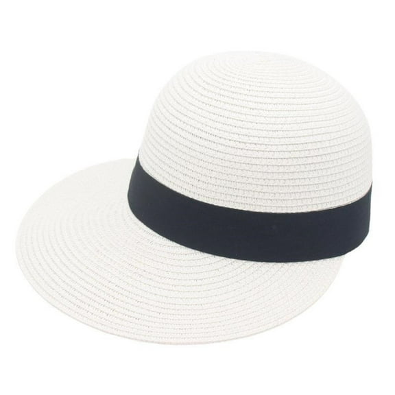 VISALY straw hat Large Brim Sun Hats for Women | Womens Sun Hats with UV Protection Sun Wide Brim Sun Protection Hats Large Brim Straw Hat Foldable Sun UV Sun Protection Sun Protection Bucket, 1 Pack