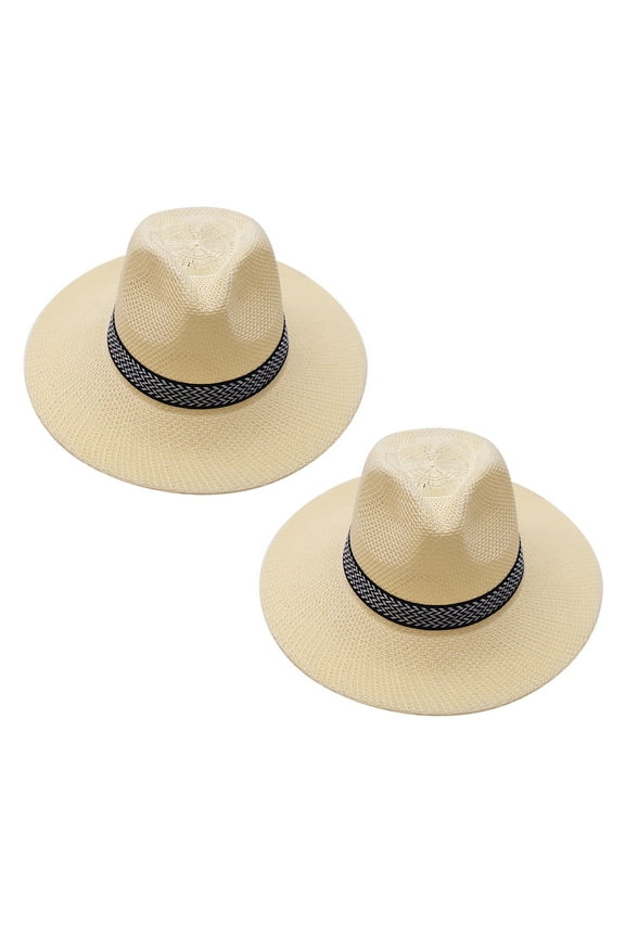 straw hat Wide Brimmed Sun Hats for Women | Sun Hats Wide Brim Sun Protection Hats 2Pcs Sun Hats 2Pcs Straw Hats for Men Wide Brim Wide Brim Derby Hats Womens Sun Hats Wide Brim, Medium
