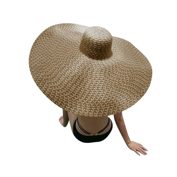 VISALY straw hat Womens Sun Hats with UV Protection | Sun Hats for Women UV Protection Large Brim Sun Hats Oversized Foldable Sun Protection Hats Fishing Hats for Men Sun Protection Beach Hats