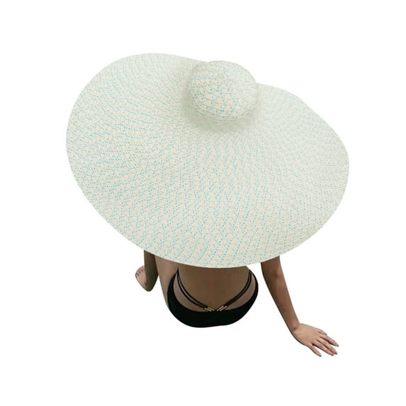 VISALY straw hat Womens Sun Hats with UV Protection | Sun Hats for Women UV Protection Oversized Foldable Striped Sun Hats Mens Bucket Hats for Sun Protection Straw Hats for Men Sun Protection