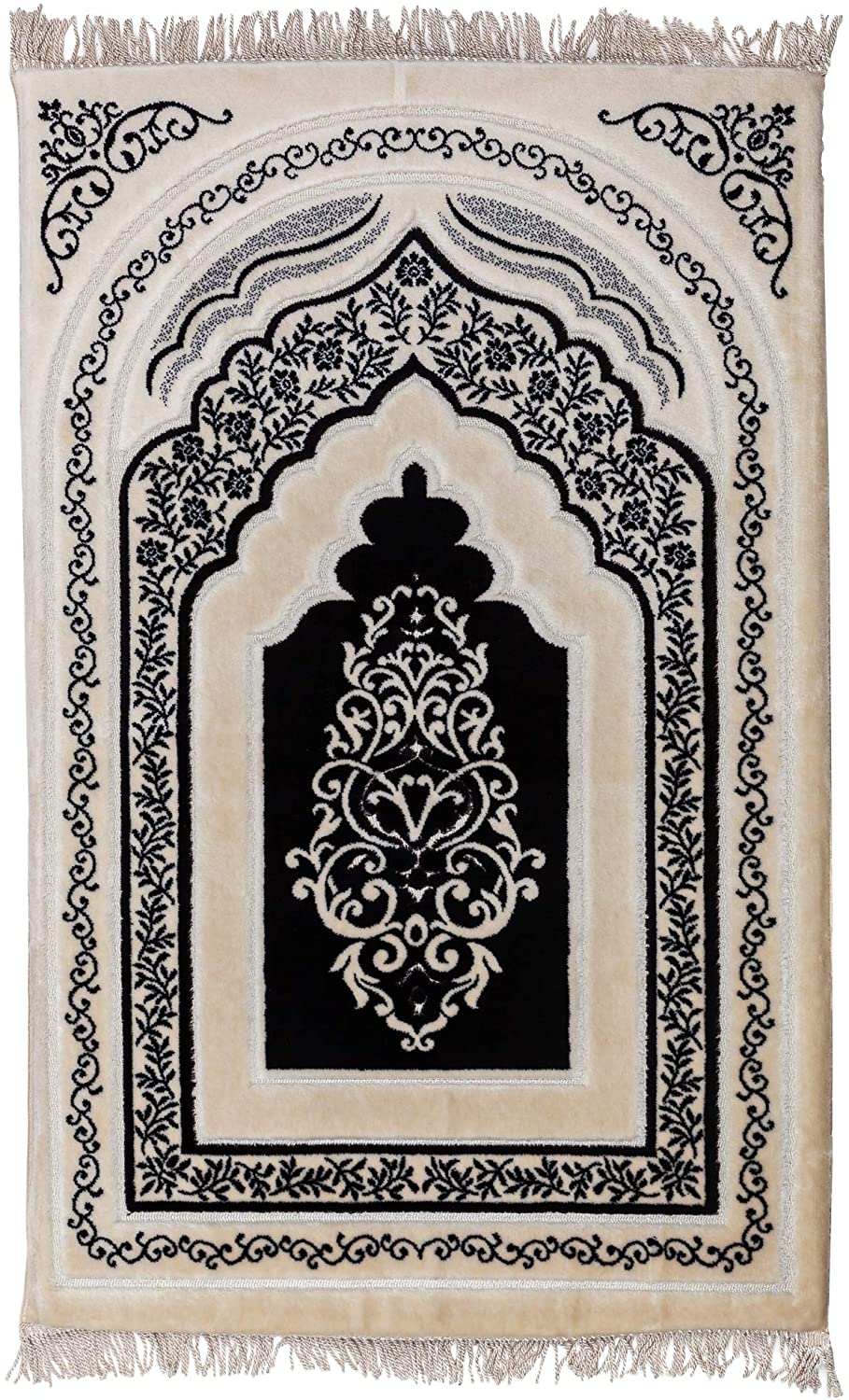 Luxury Foam Prayer Rug - Black