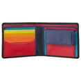 thumbnail image 1 of VISCONTI Spectrum Collection Gulzar Leather Wallet with RFID and Tap and Go SP61 Black/Hawaii, 1 of 4