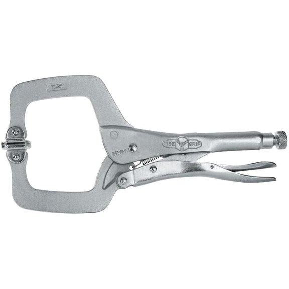 VISE-GRIP Original Locking C-Clamp with Swivel Pads, 11", 20