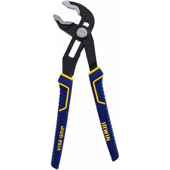 VISE-GRIP , V-Jaw, 10-Inch, Press & Slide Button, Anti-Pinch, Anti-Slip (2078110)