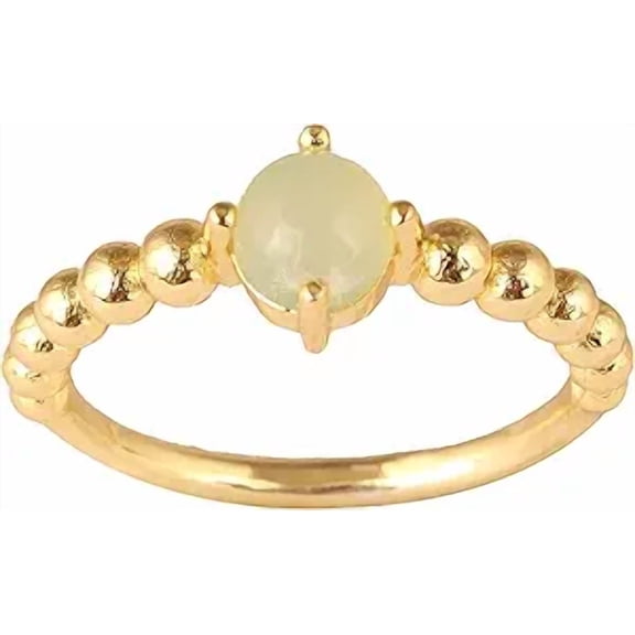 VISHUDDHA Women's Brass Anti Tarnish Aqua Designer Ring Fashion Jewelry for Special Occasion,6