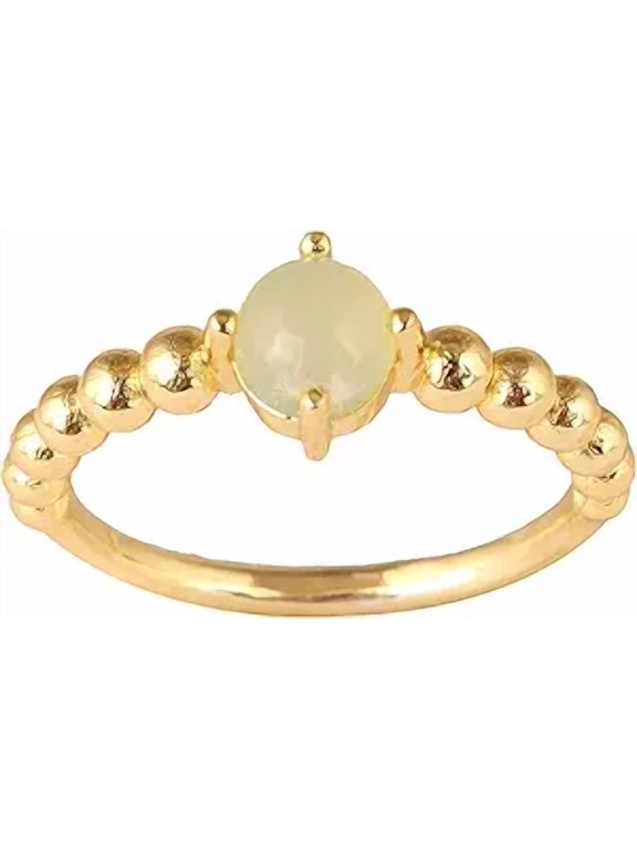 Women's Brass Anti Tarnish Aqua Designer Ring Fashion Jewelry for Special Occasion,8