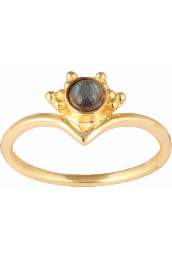 Women's Brass Anti Tarnish Black Statement Ring Fashion Jewelry for Dailywear,8