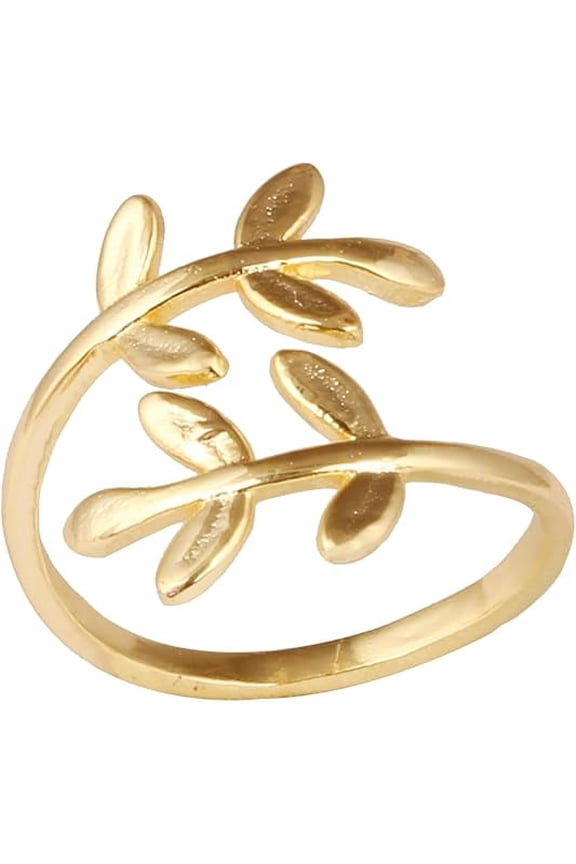 Women's Brass Anti Tarnish Statement Adjustable Fashionable Ring for Gift on Special Occasion