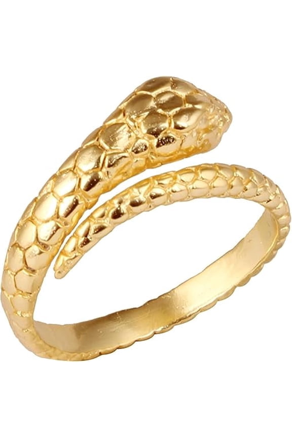 Women's Brass Anti Tarnish Statement Adjustable Ring Fashion Jewelry for Gift on Special Occasion