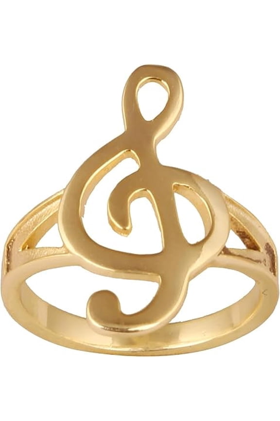 Women's Brass Anti Tarnish Statement Band Ring Fashion Jewelry for Gifting Purpose,9